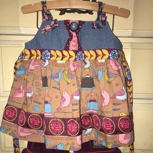 Vintage Matilda Jane knot top and pants set